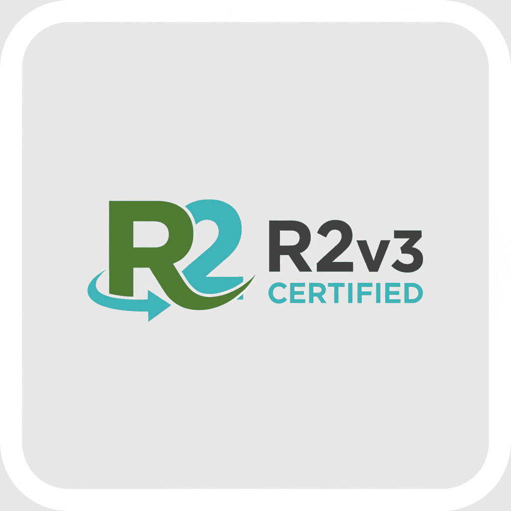 R2v3 certification badge