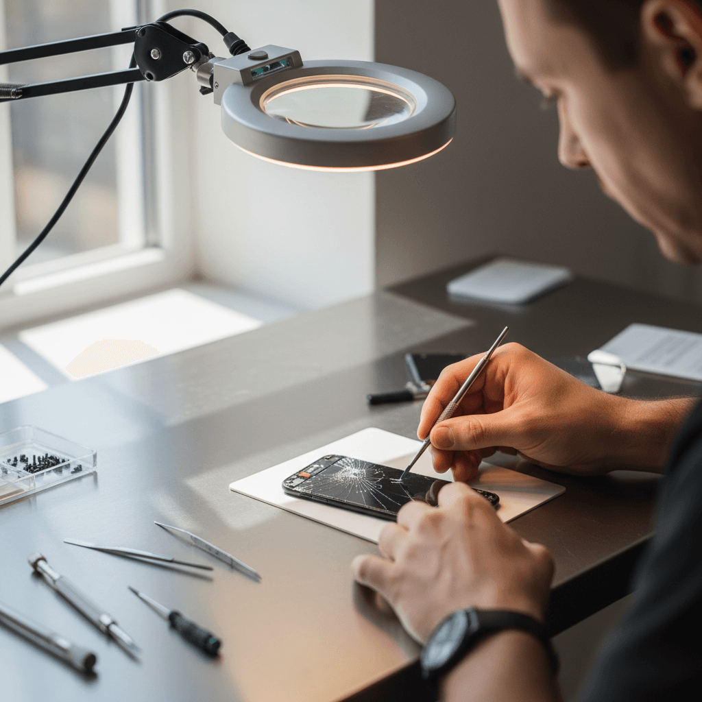 Cell phone screen repair