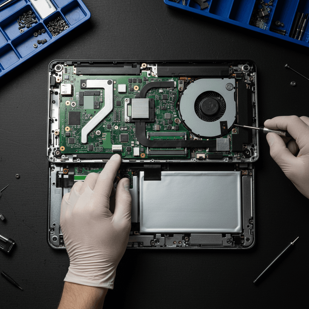 Laptop hardware repair